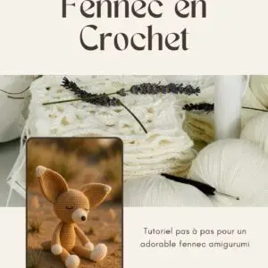 Fabrique ton Fennec en Crochet - e-book couverture.