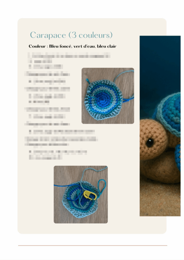 Fabrique ta Tortue au Crochet – Ebook PDF – Image 3