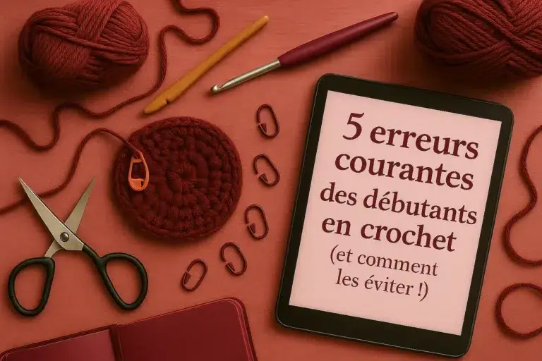 5 erreurs courantes des débutants en crochet (et comment les éviter !)